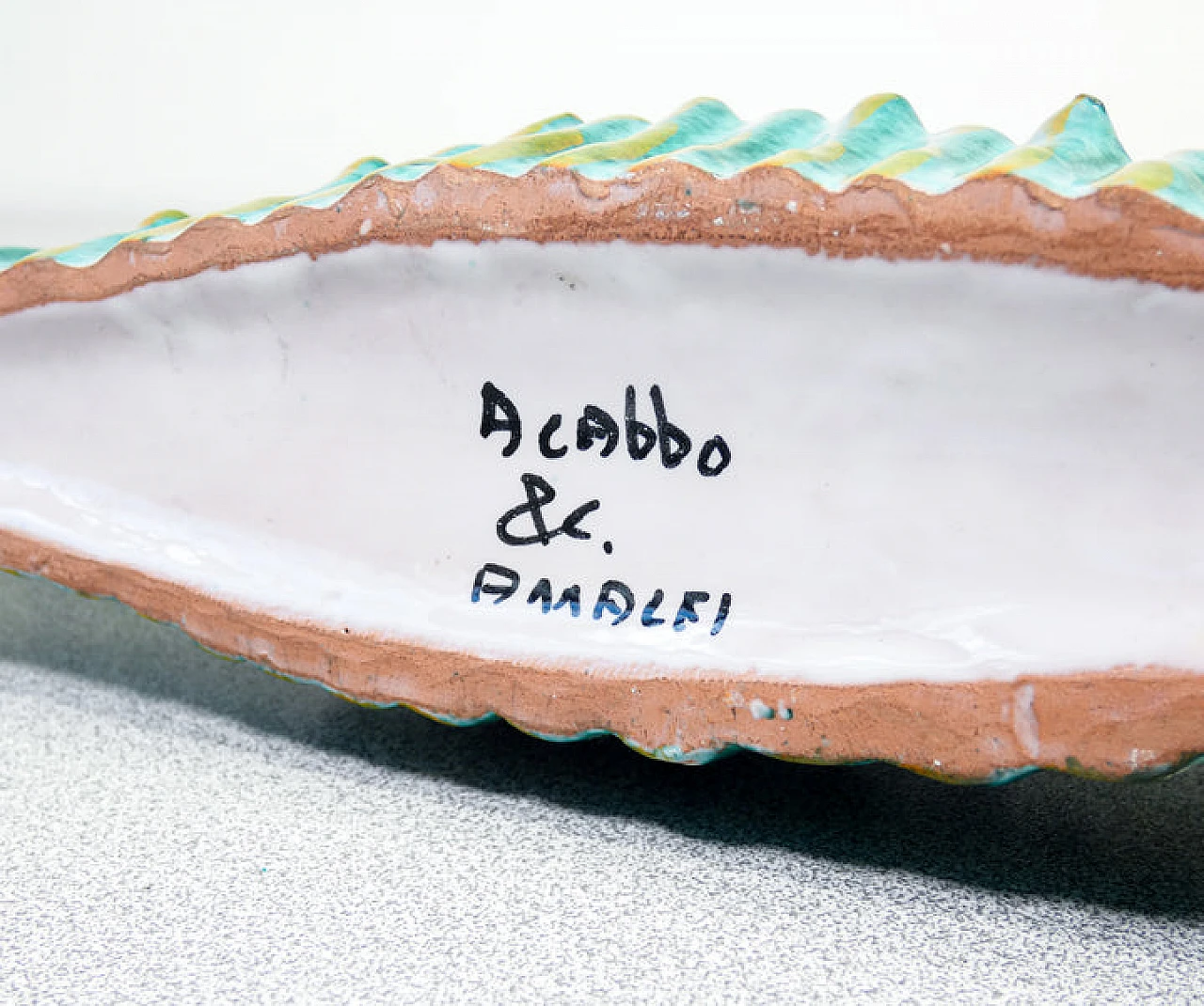 Coppia di cavallucci marini in ceramica di Acabbo Amalfi, anni '80 9