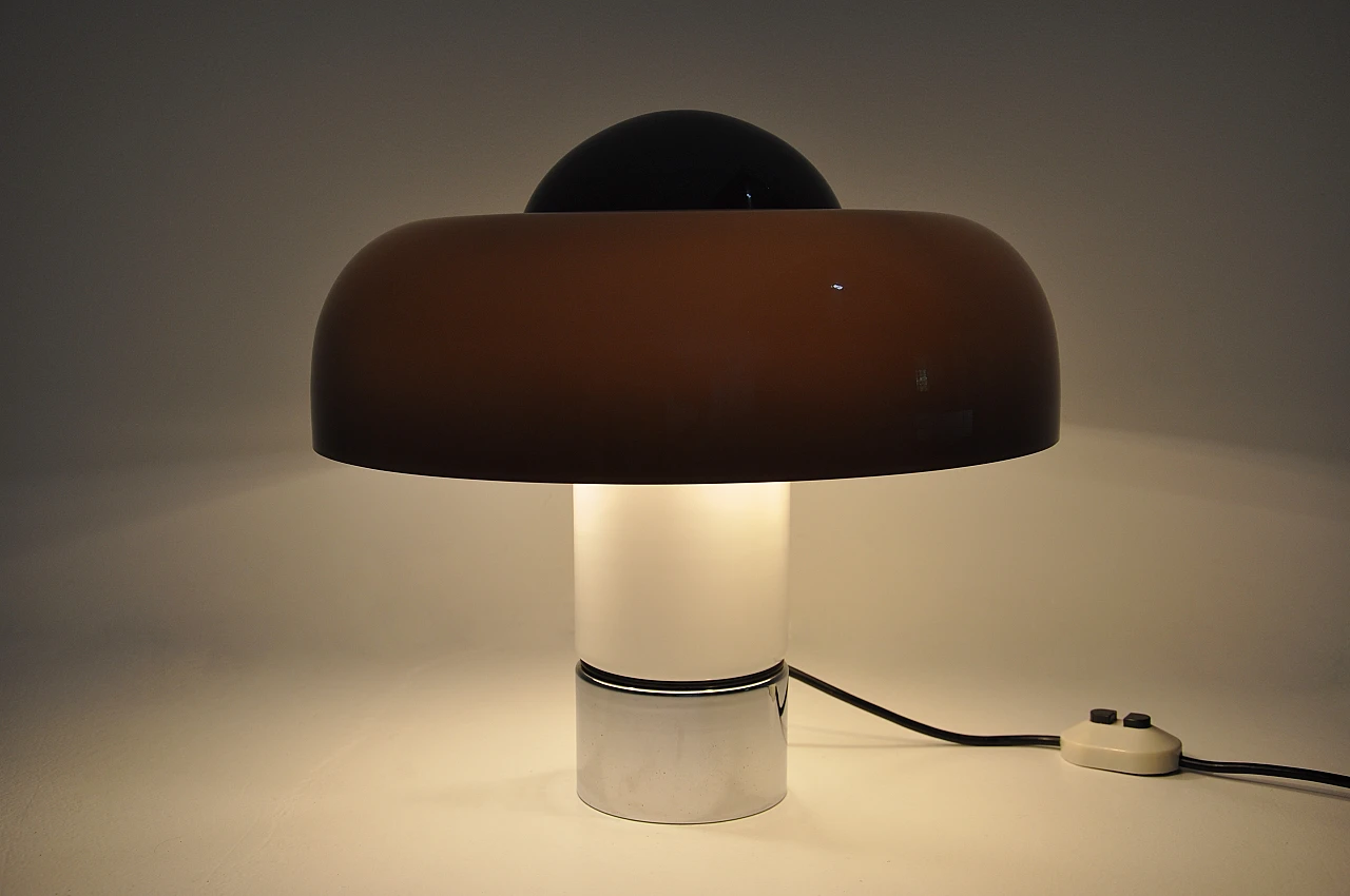 Brumbury lamp by Luigi Massoni for Harvey Guzzini, 1970s 3