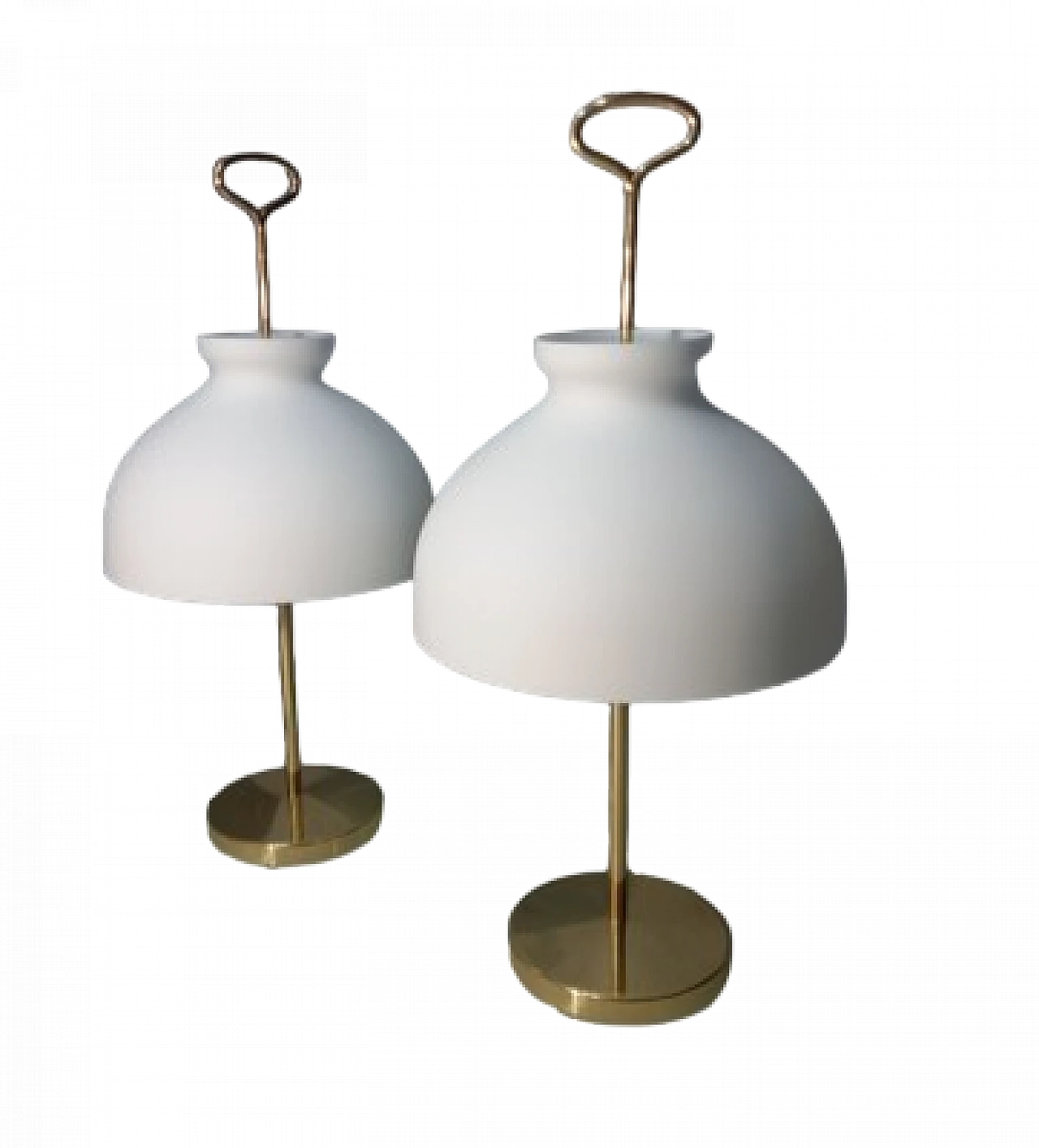 Pair of Arenzano lamps by Ignazio Gardella for Azucena, 1950s 11