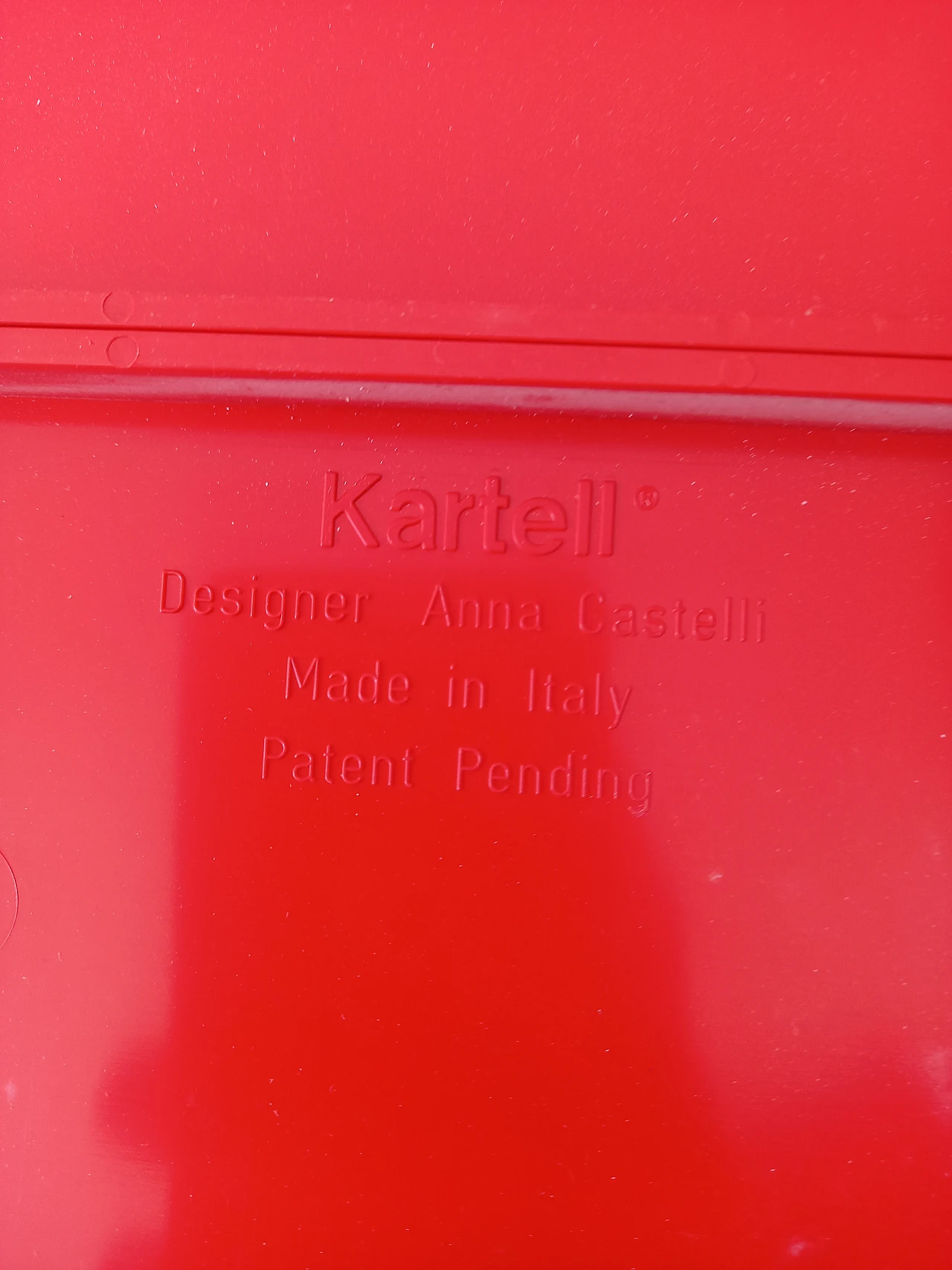 Specchio quadrato di Anna Castelli Ferrieri per Kartell, anni '70 2