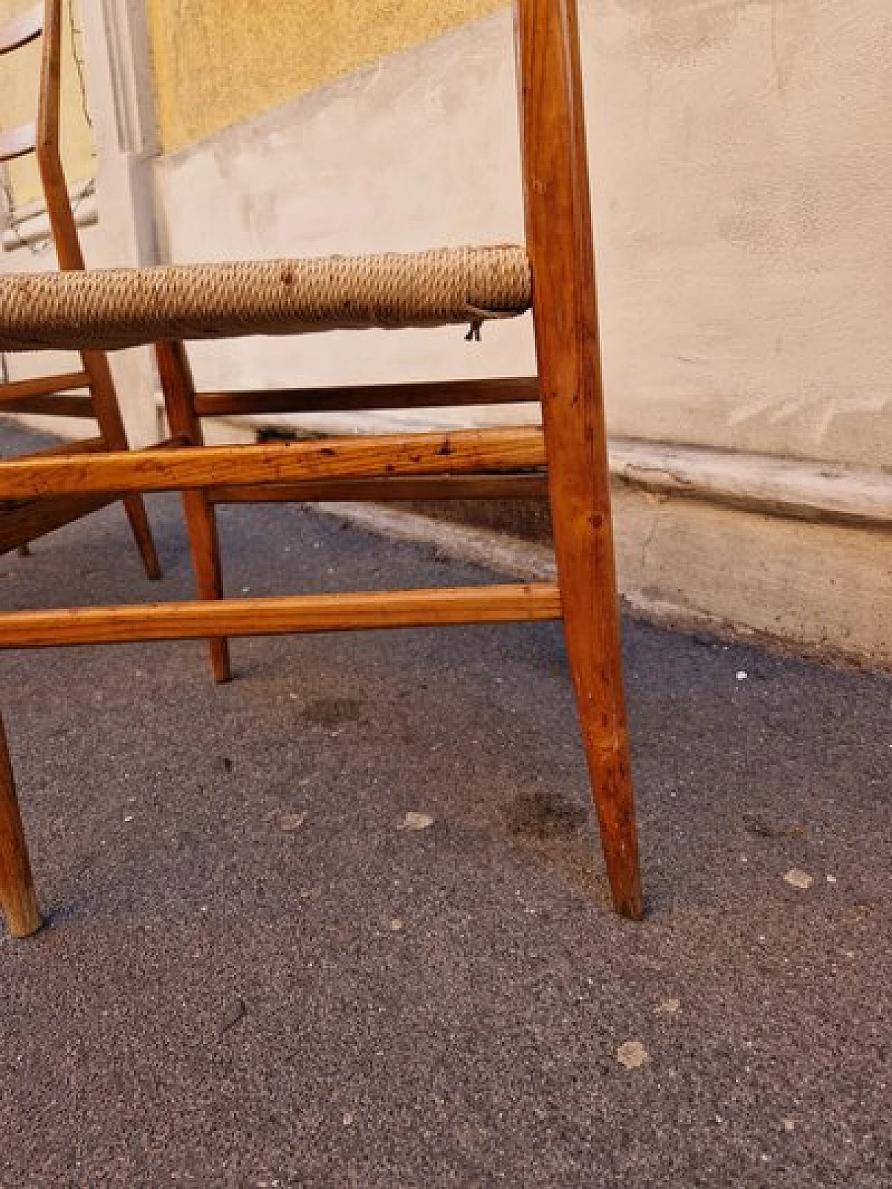 Pair of Leggera chairs by Gio Ponti for Cassina, 1950s 5