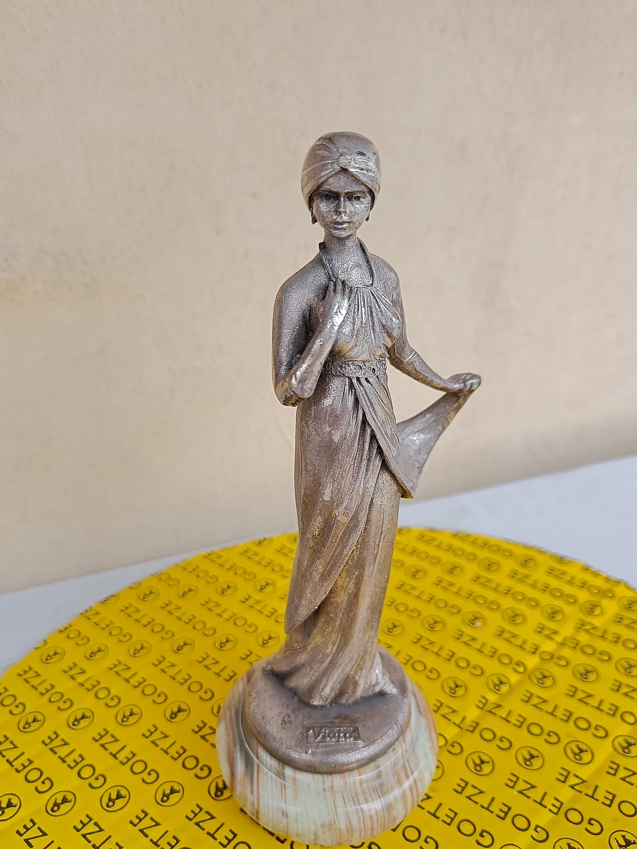 Art Deco statuette in 800 silver, early 20th century 2