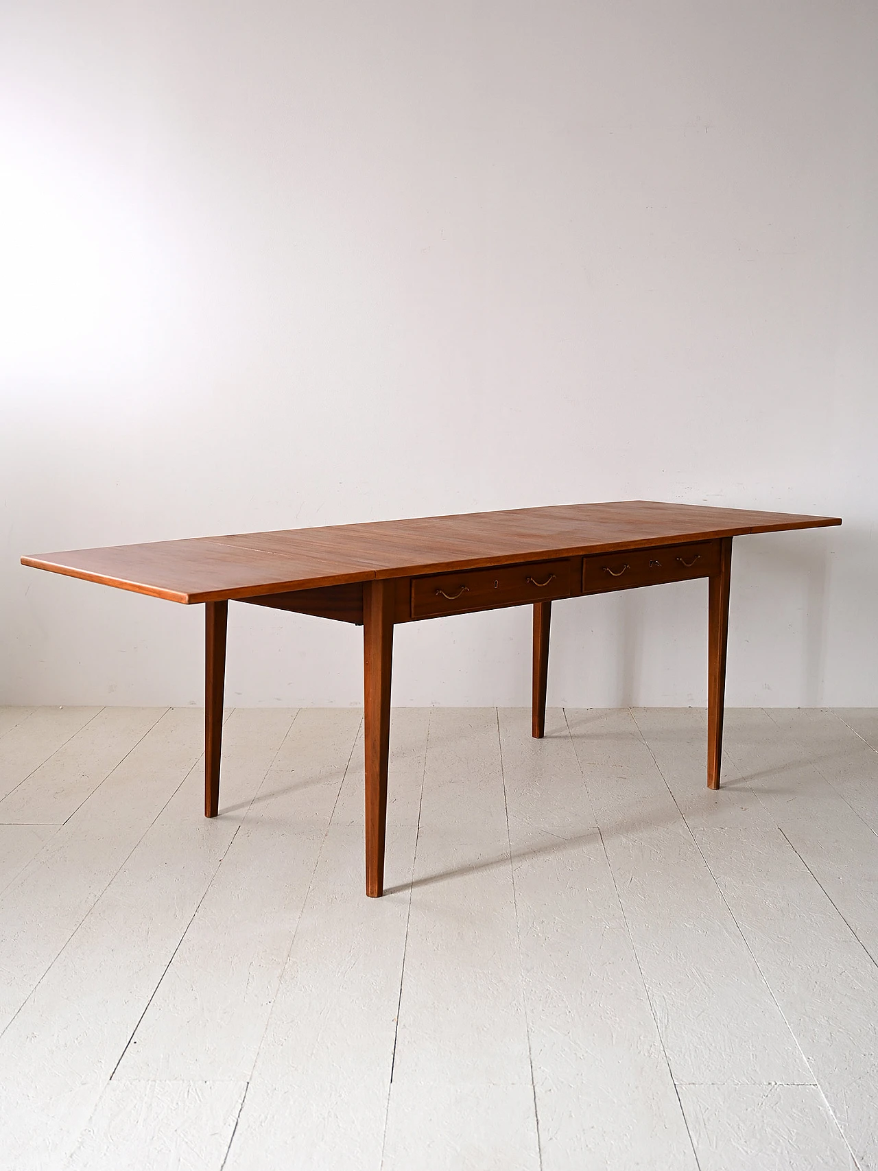 Scandinavian mahogany writing desk by David Rosen, 1960s 4