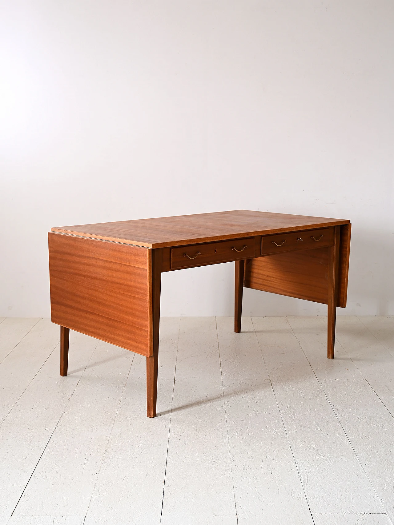 Scandinavian mahogany writing desk by David Rosen, 1960s 5