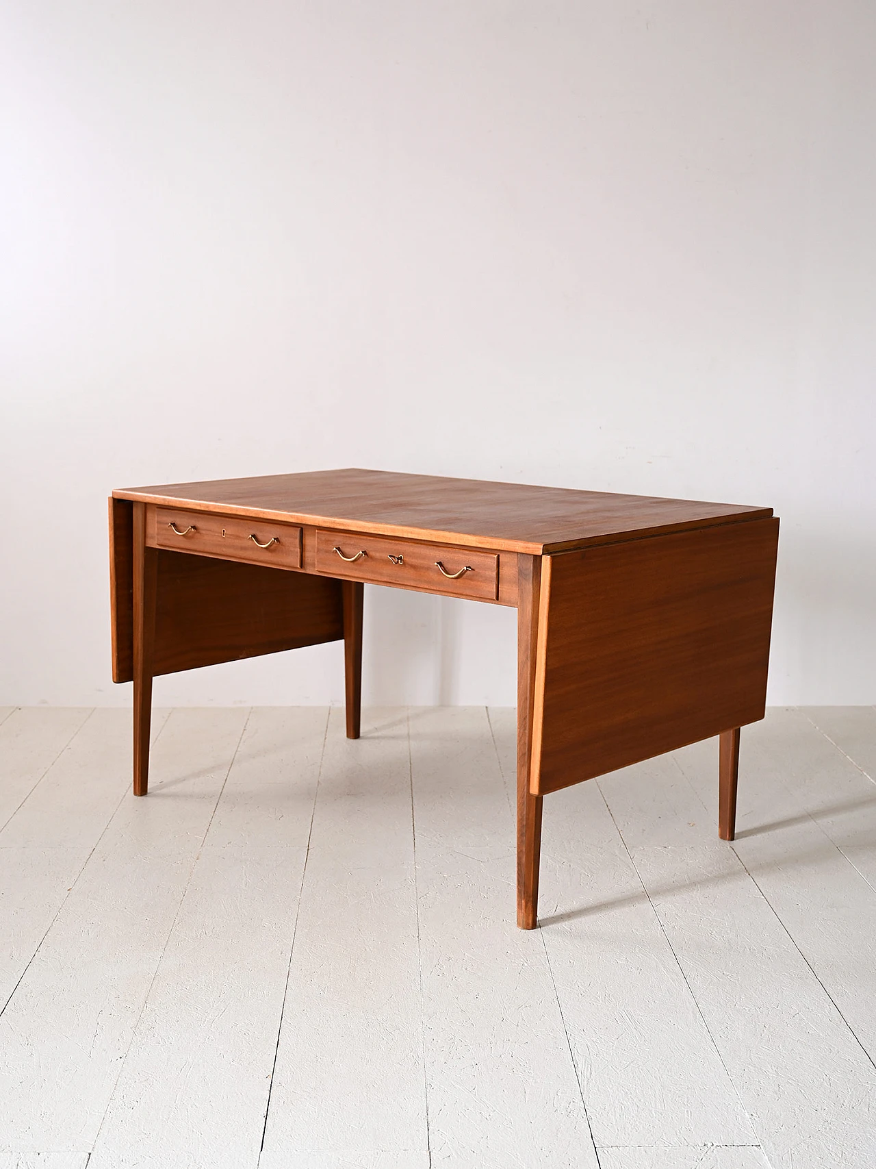 Scandinavian mahogany writing desk by David Rosen, 1960s 6