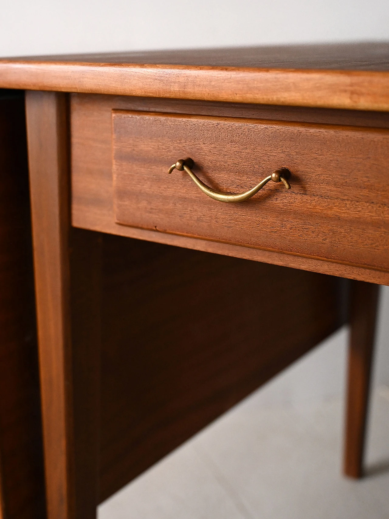 Scandinavian mahogany writing desk by David Rosen, 1960s 10