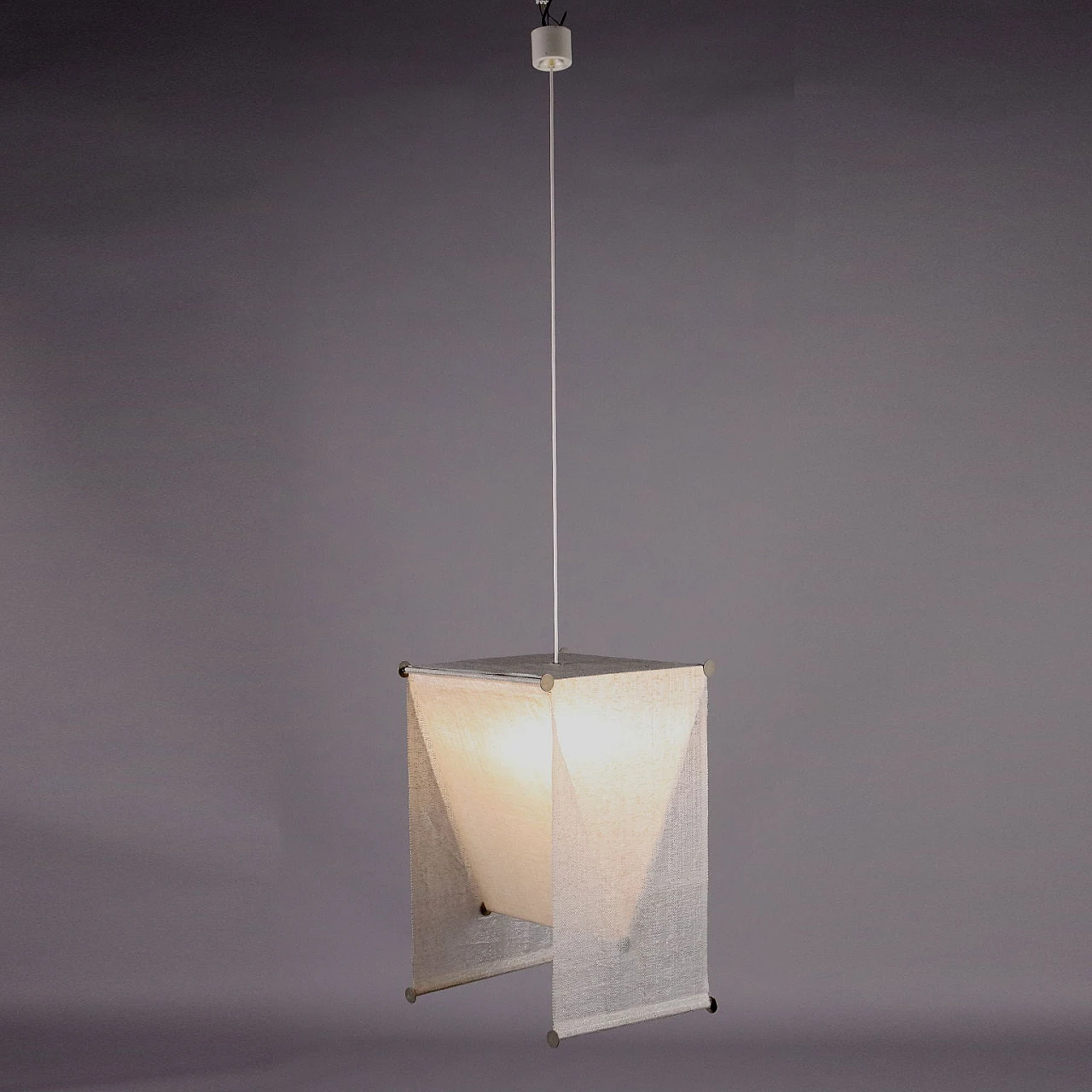 Teli 374 raflon ceiling lamp by Achille Castiglioni for Flos, 1970s 1