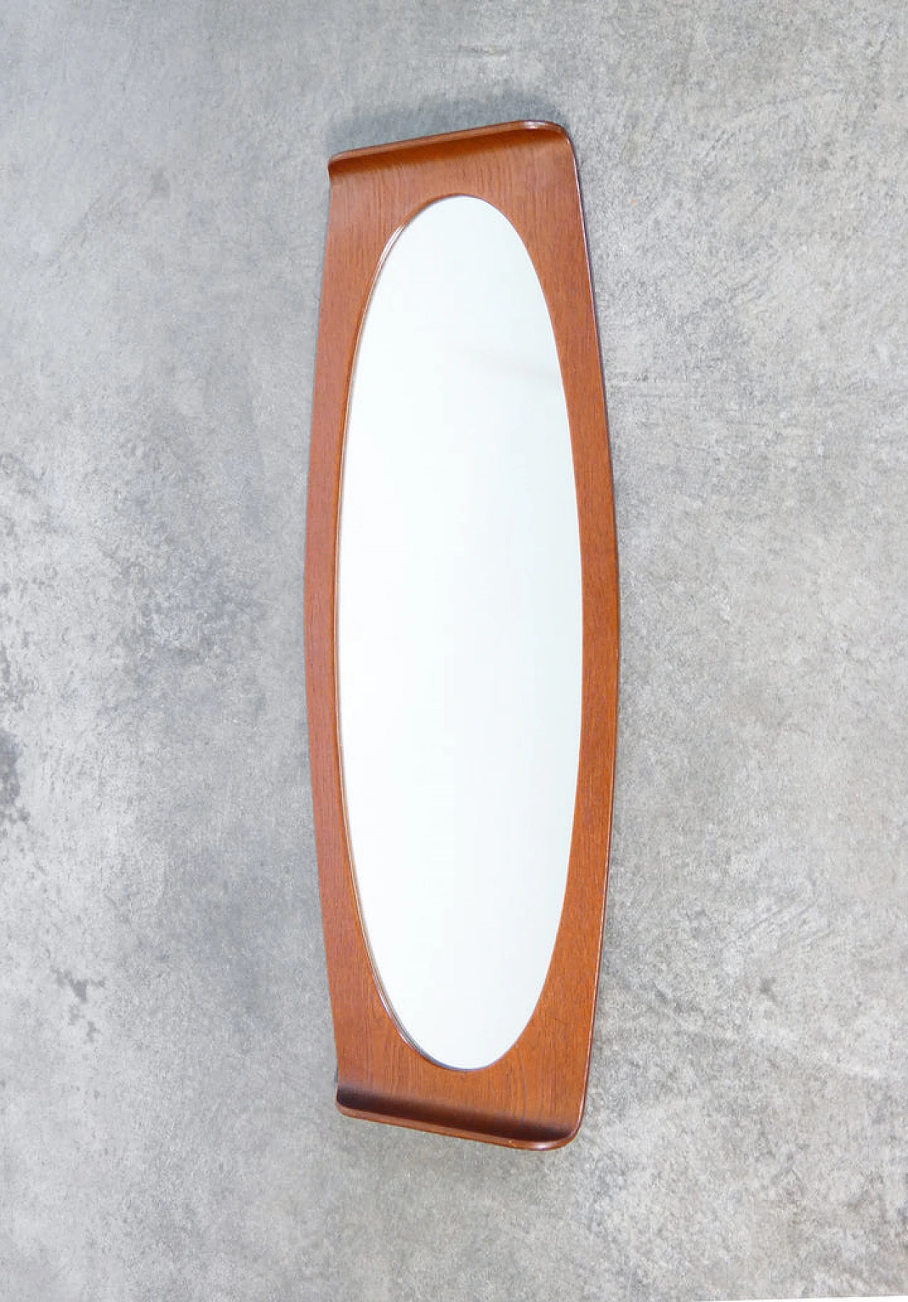 Wood wall mirror by Campo & Graffi, 1960s 1