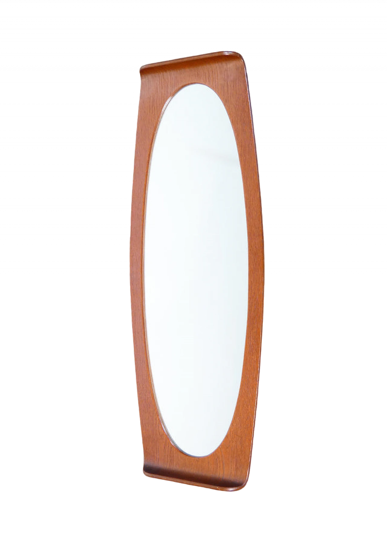 Wood wall mirror by Campo & Graffi, 1960s 2