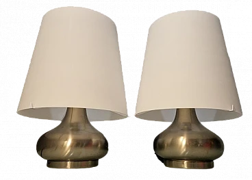 Pair of 2344 table lamps by Max Ingrand for Fontana Arte, 1970s