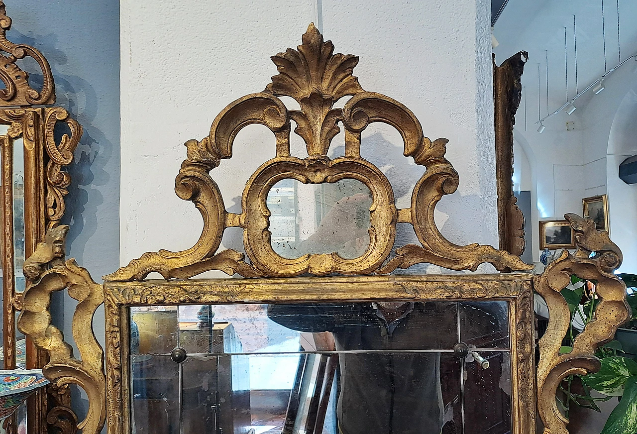 Venetian gilded mirror, late 18th century 3