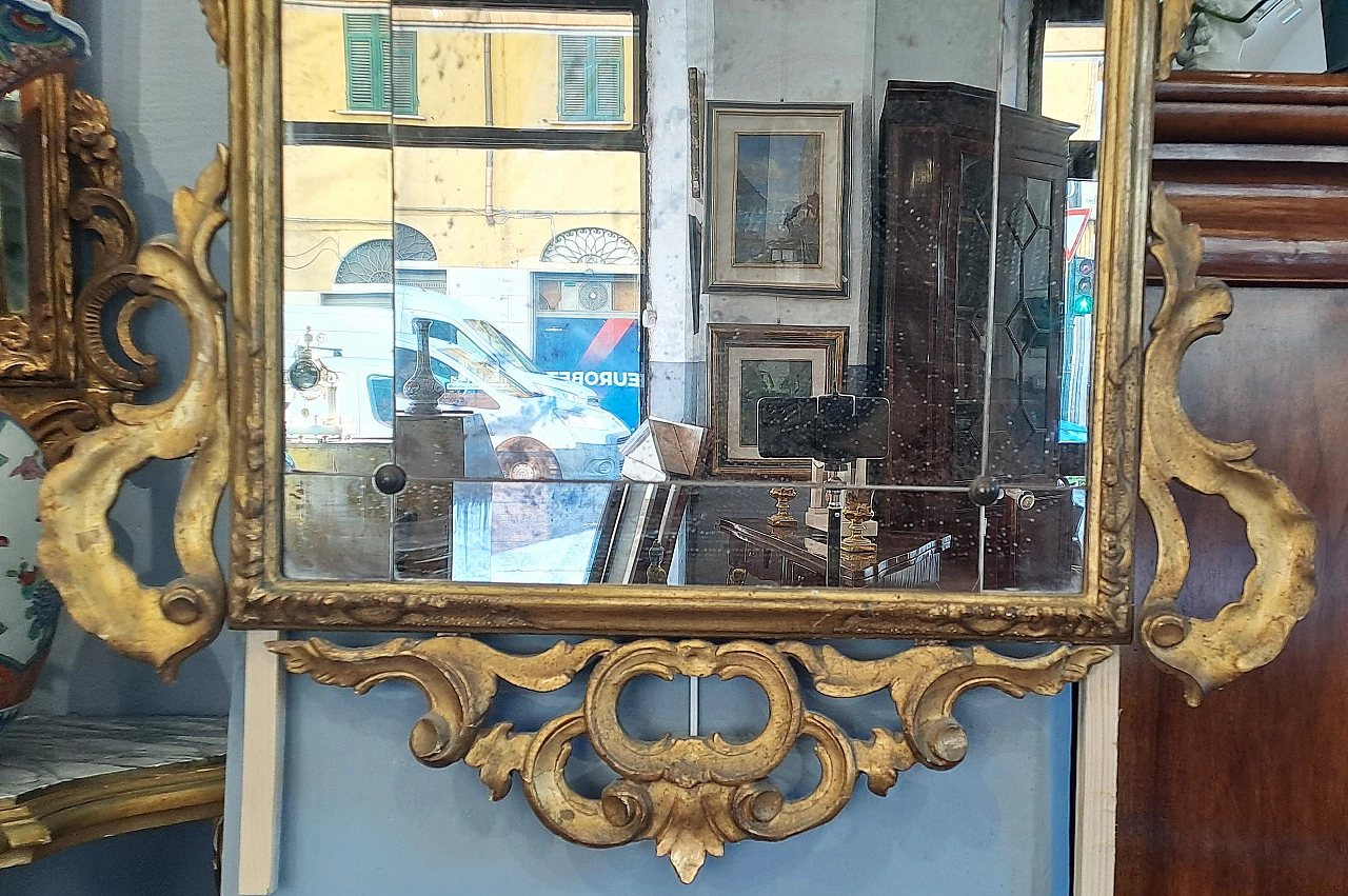 Venetian gilded mirror, late 18th century 5