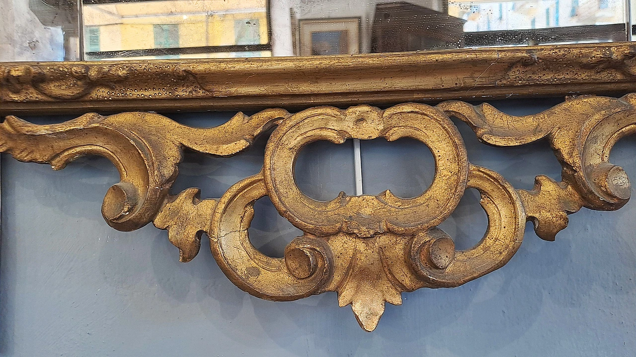 Venetian gilded mirror, late 18th century 9