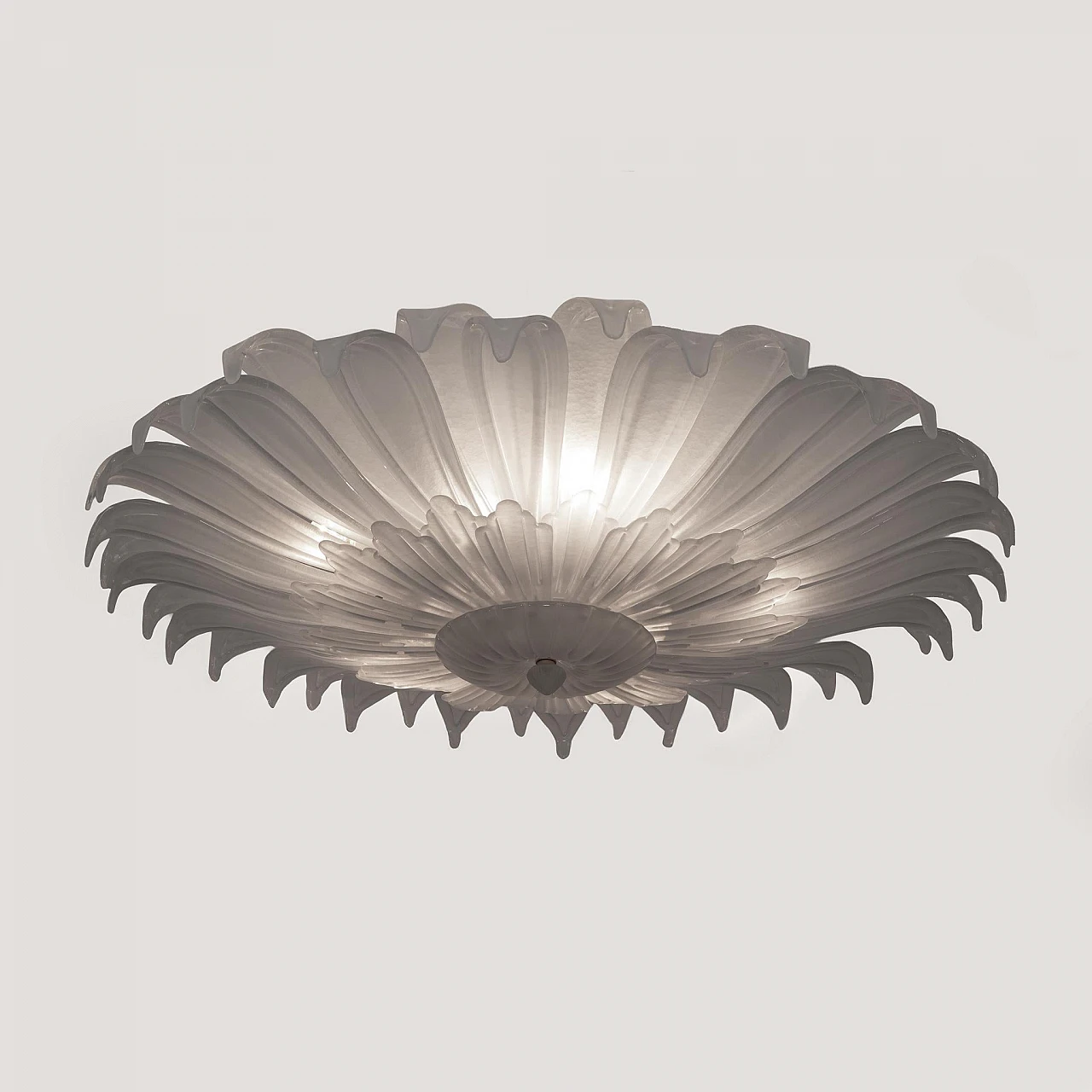 Margherita Murano glass ceiling lamp, 1990s 3