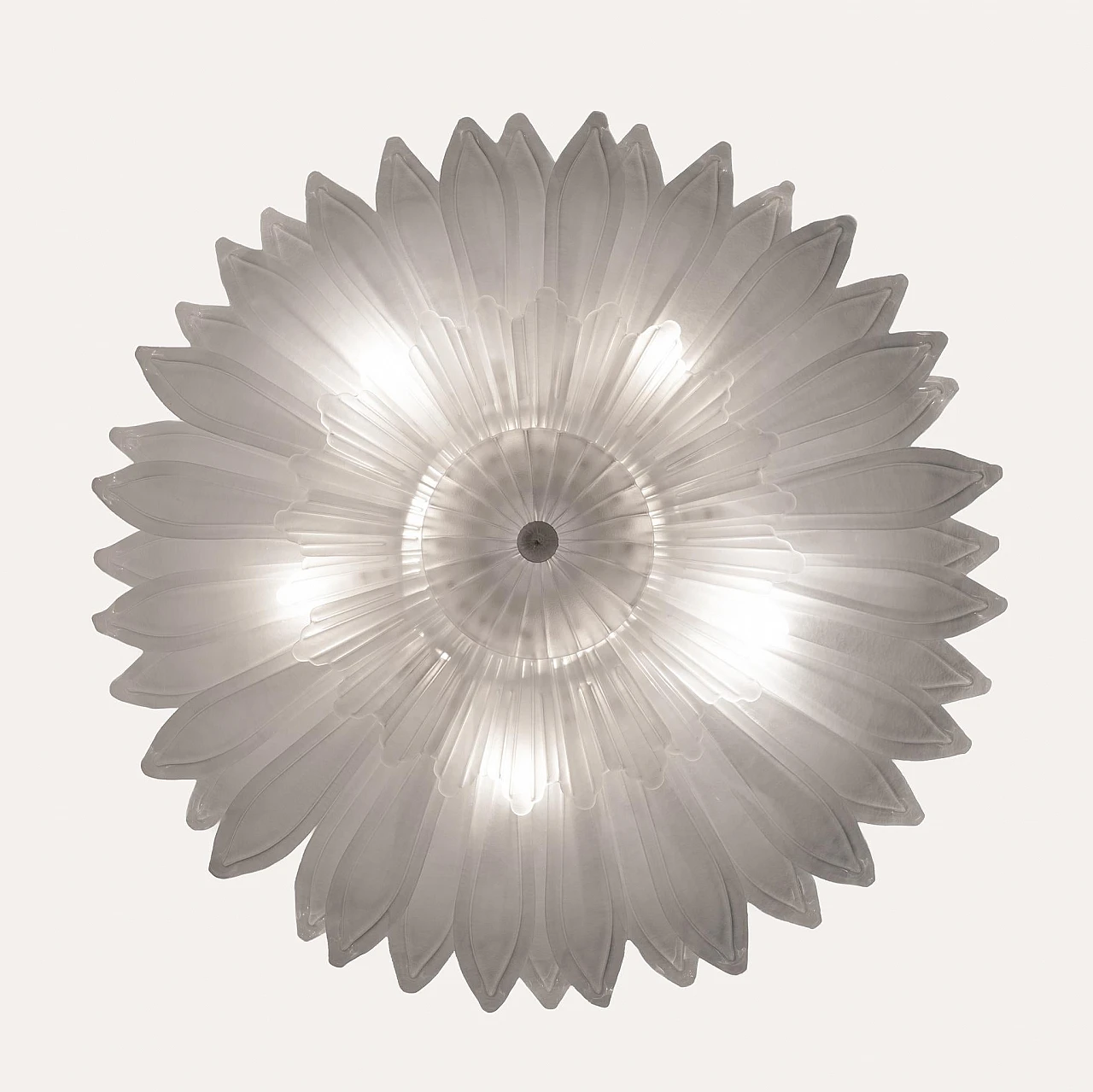 Margherita Murano glass ceiling lamp, 1990s 5