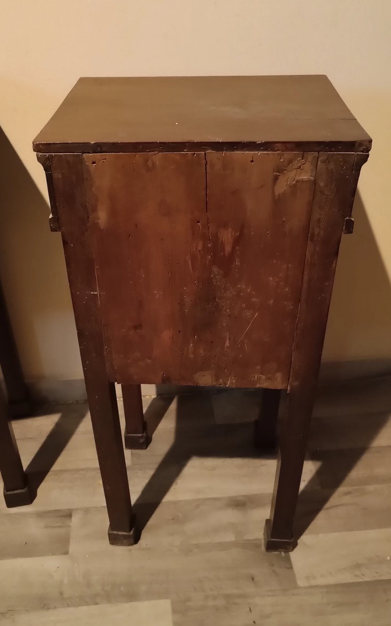 Pair of Empire mahogany bedside tables, second half of 19th century 9