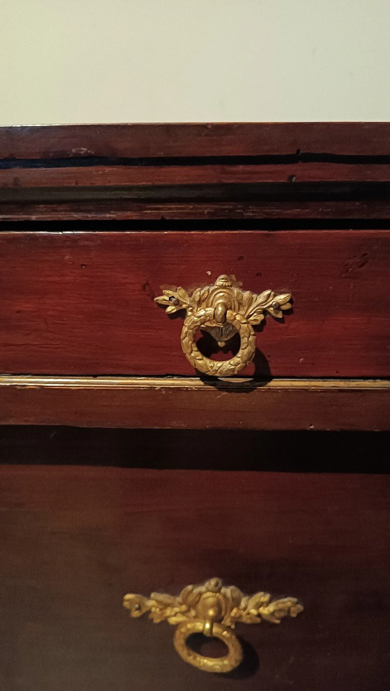 Pair of Empire mahogany bedside tables, second half of 19th century 13