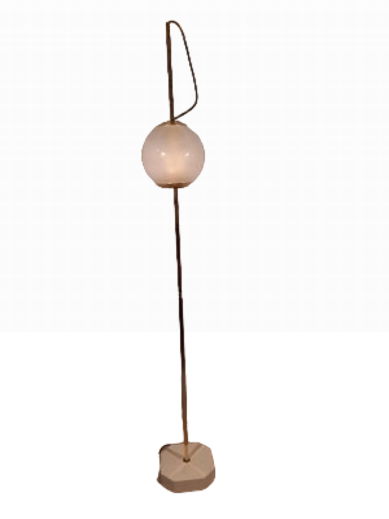 Balloon LTE10 floor lamp in brass by Dominioni for Azucena, 1990s 9