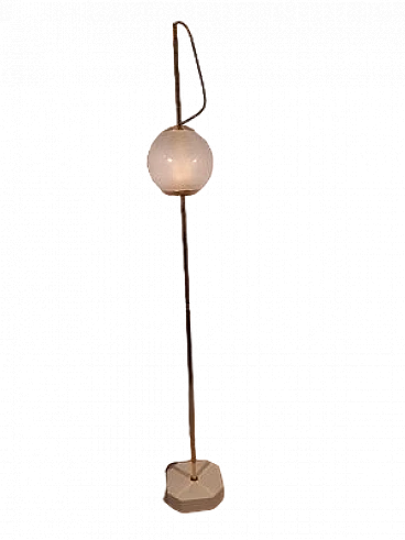 Balloon LTE10 floor lamp in brass by Dominioni for Azucena, 1990s