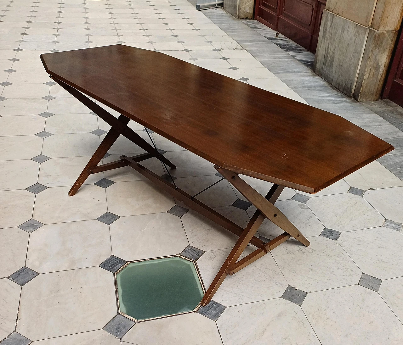 Cavalletto dining table by Franco Albini for Poggi, 1950s 2