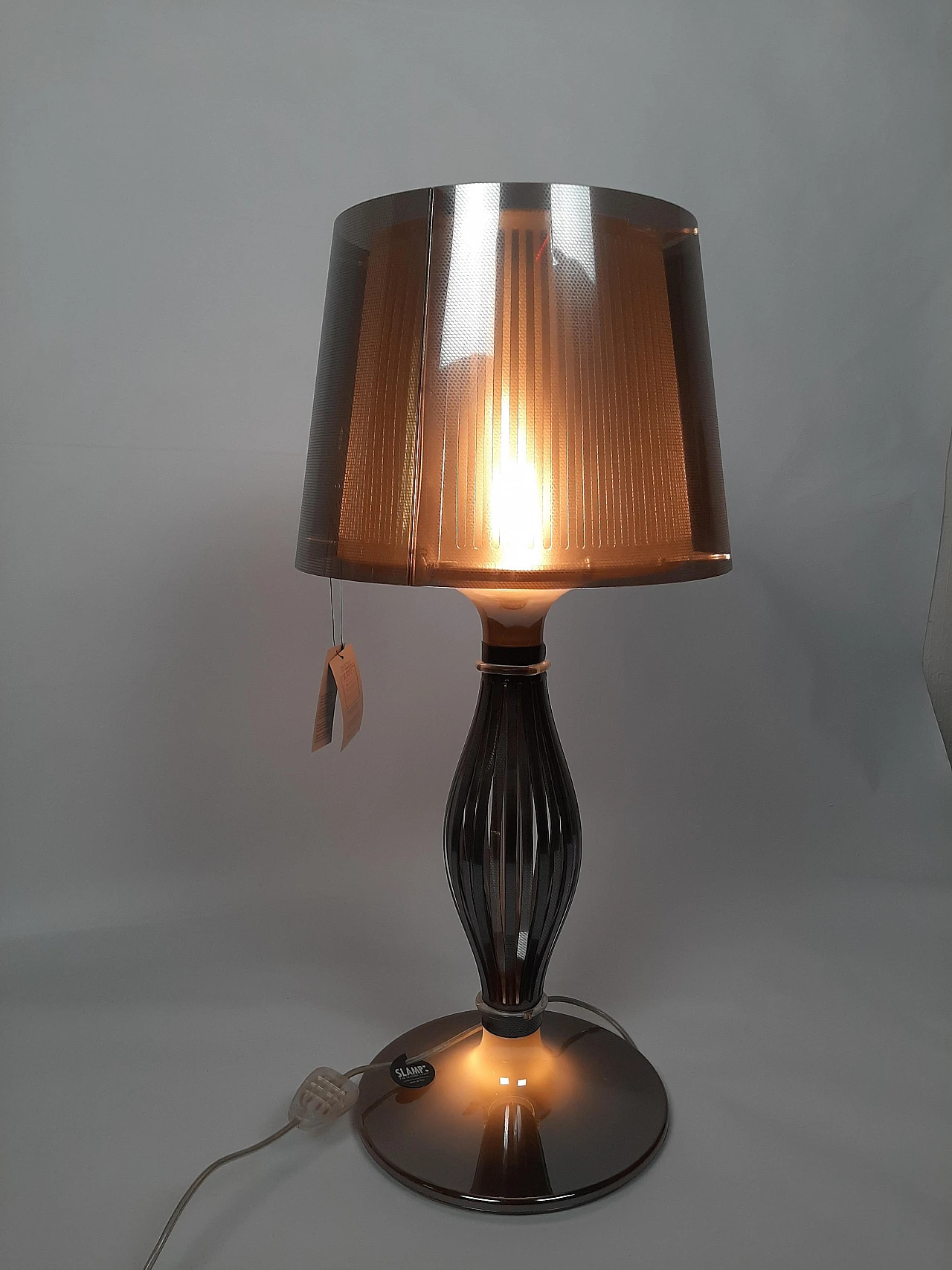 Liza grey table lamp by Elisa Giovannoni for Slamp, 2000s 11