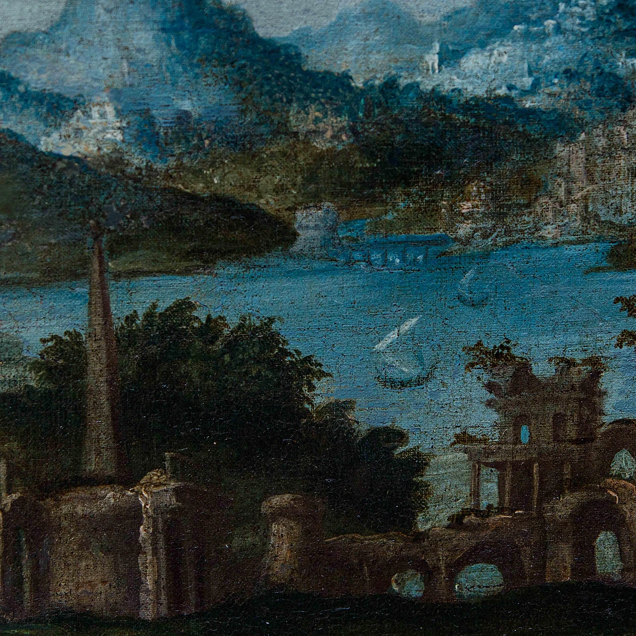 Mannerist School, Leda and the swan, oil on canvas, 16th century 3