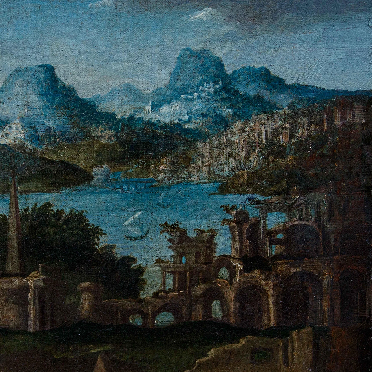 Mannerist School, Leda and the swan, oil on canvas, 16th century 6