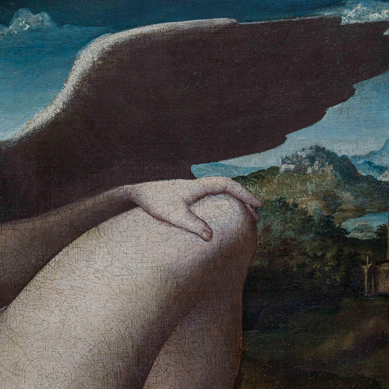 Mannerist School, Leda and the swan, oil on canvas, 16th century 9