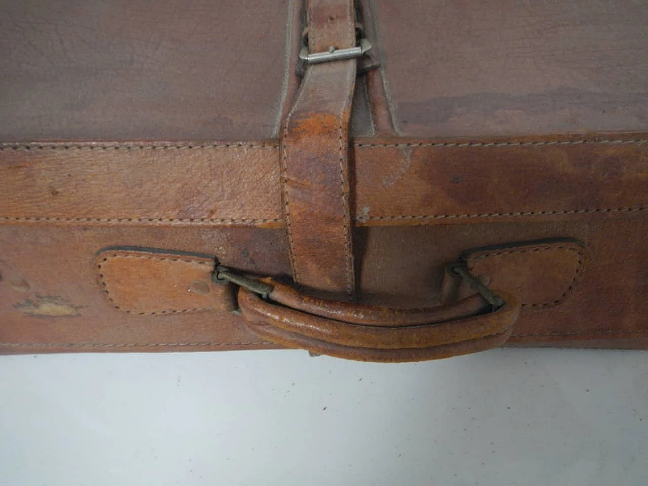 Leather suitcase, 1970s 8