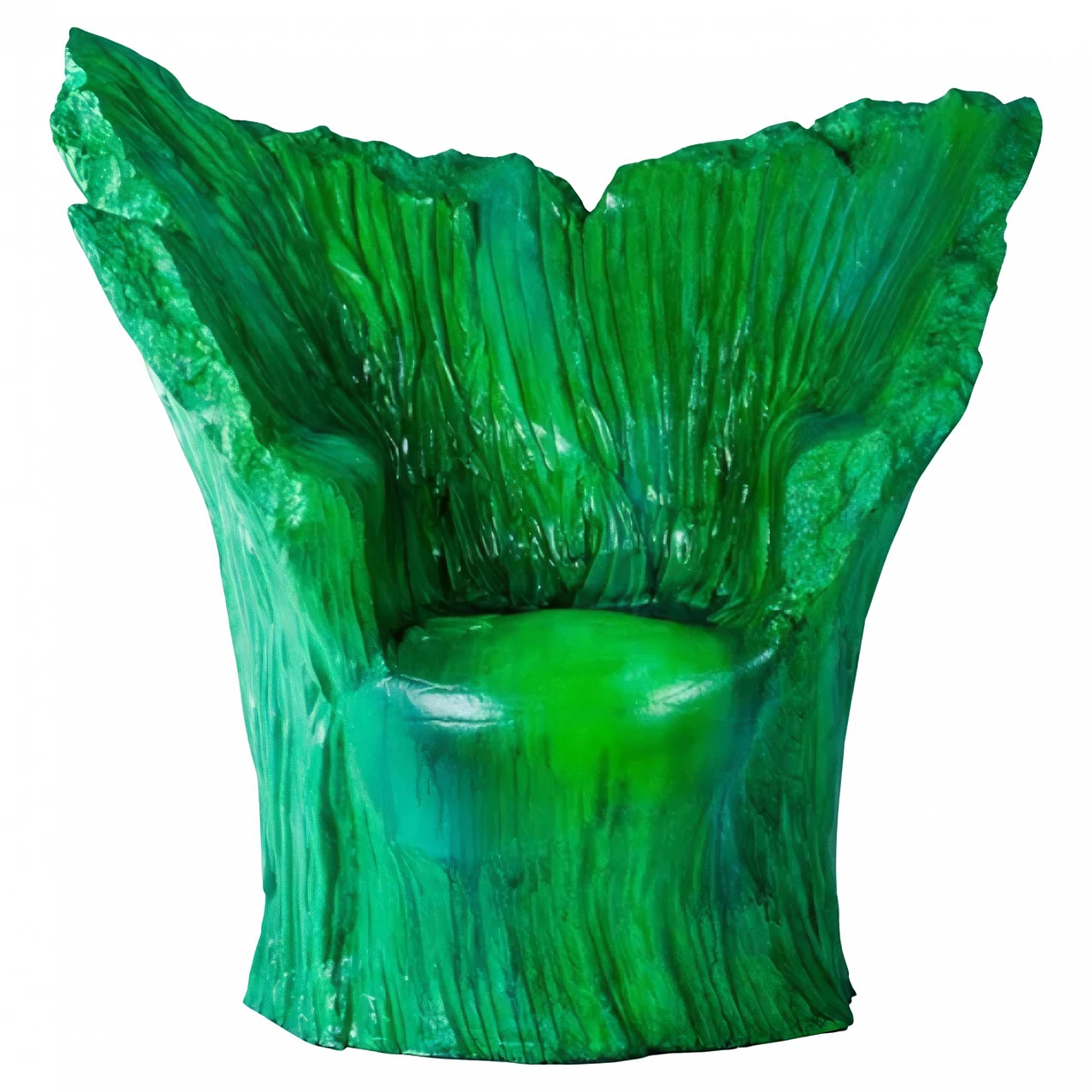 Green armchair by Piero Gilardi for Gugliermetto Experience, 2000s 1