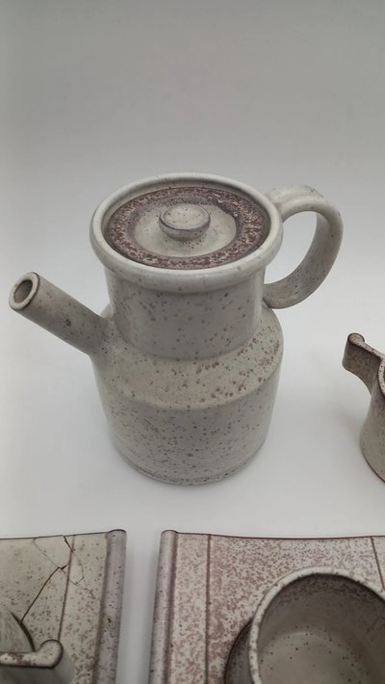 Servizio da tè in ceramica di A. Tasca per Nove Di Bassano, anni '70 16