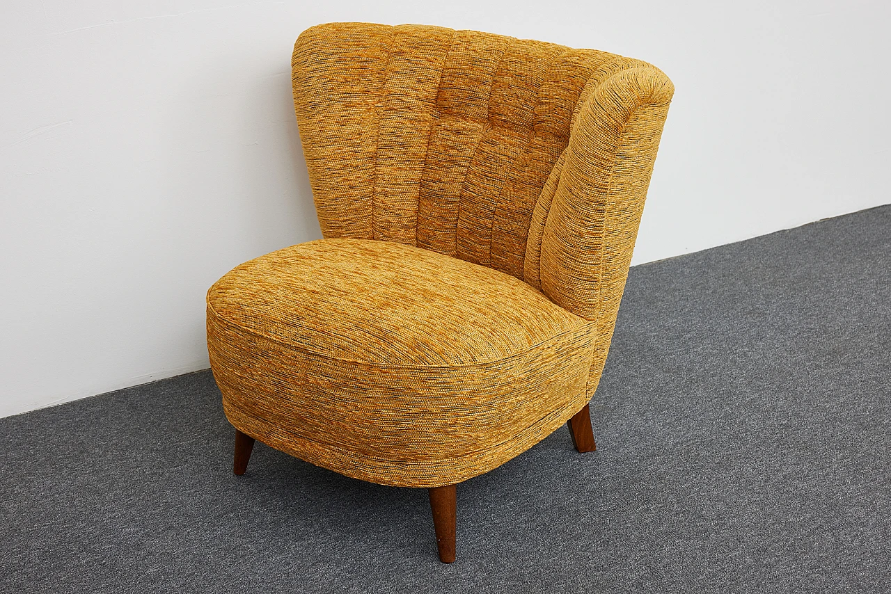 Club armchair by Carl-Johan Boman for Oy Boman AB, 1940s 2