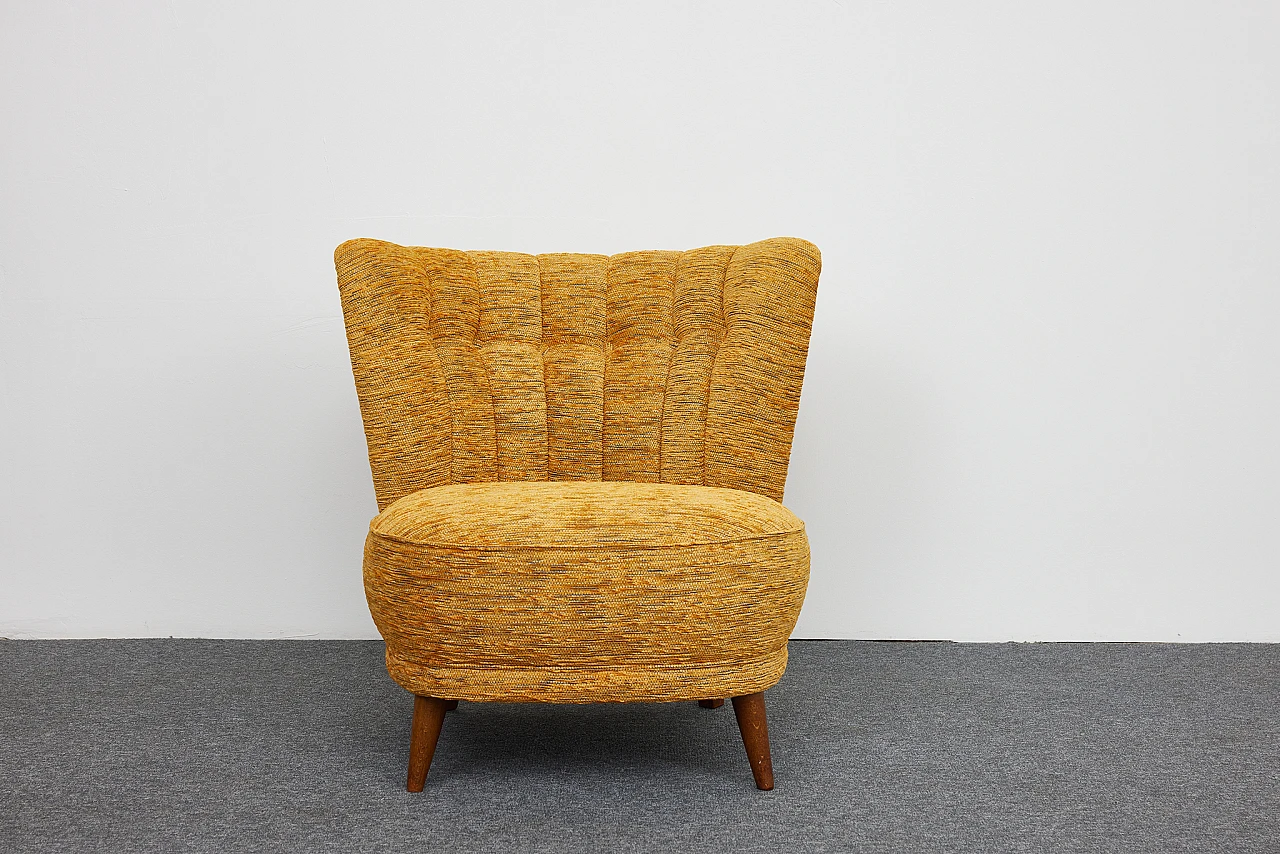 Club armchair by Carl-Johan Boman for Oy Boman AB, 1940s 3