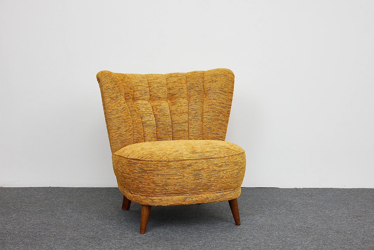 Club armchair by Carl-Johan Boman for Oy Boman AB, 1940s 14