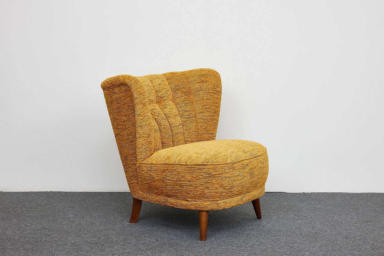 Club armchair by Carl-Johan Boman for Oy Boman AB, 1940s 15