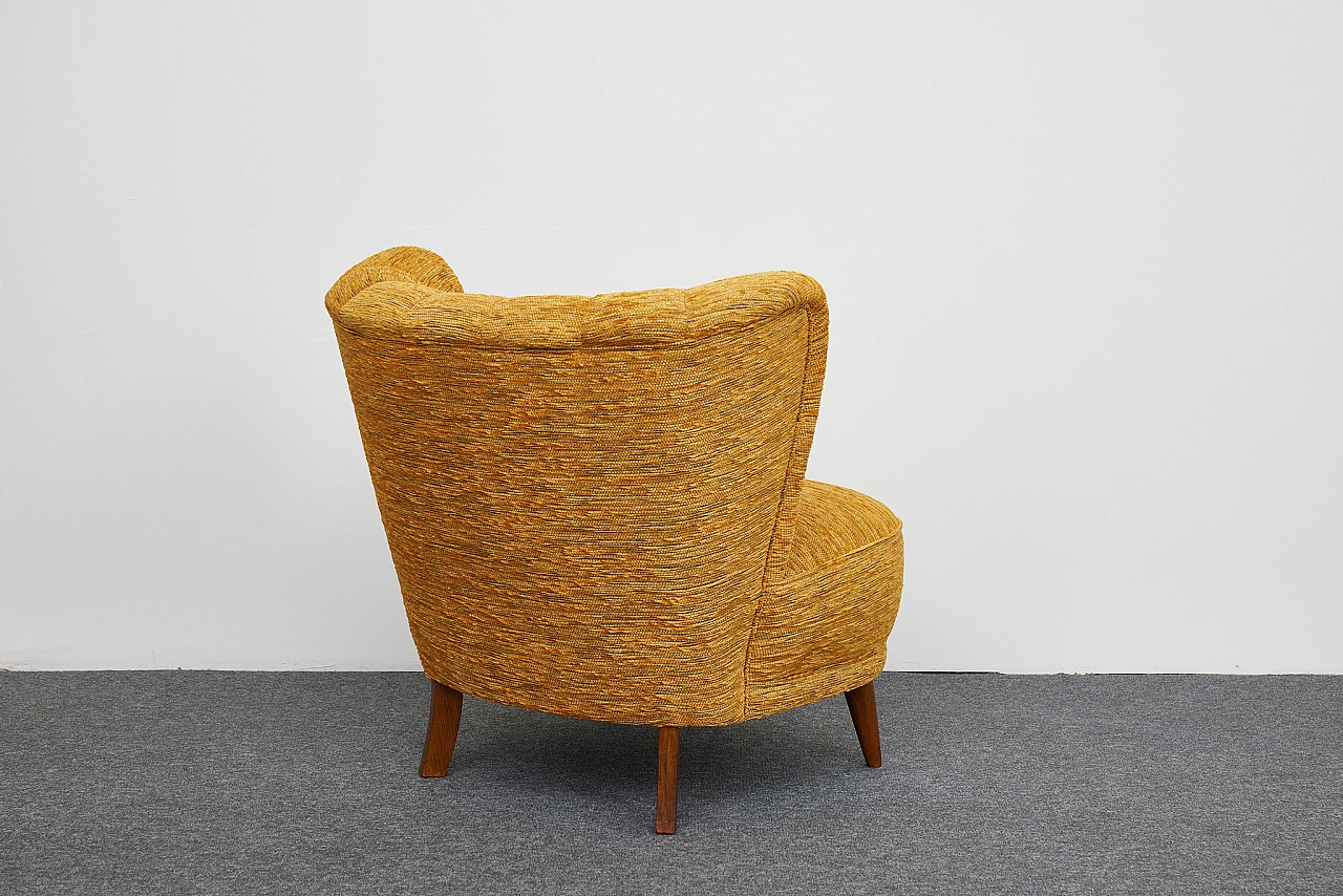 Club armchair by Carl-Johan Boman for Oy Boman AB, 1940s 17