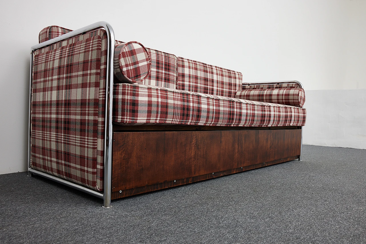 Mid-Century, Bauhaus style Sofa by József Peresztegi, Hungary, 1960s 15