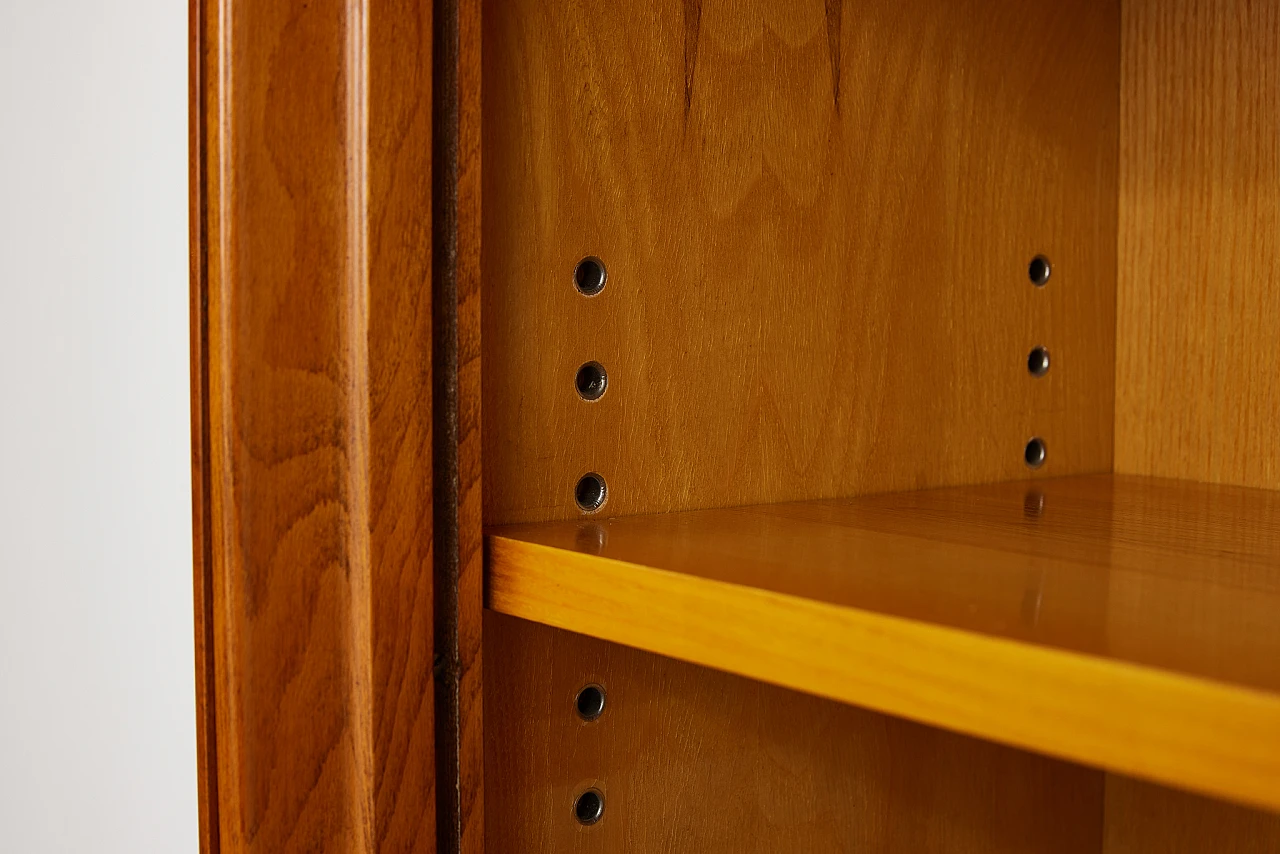 Wood veneered bookcase by Jindrich Halabala, 1954 8