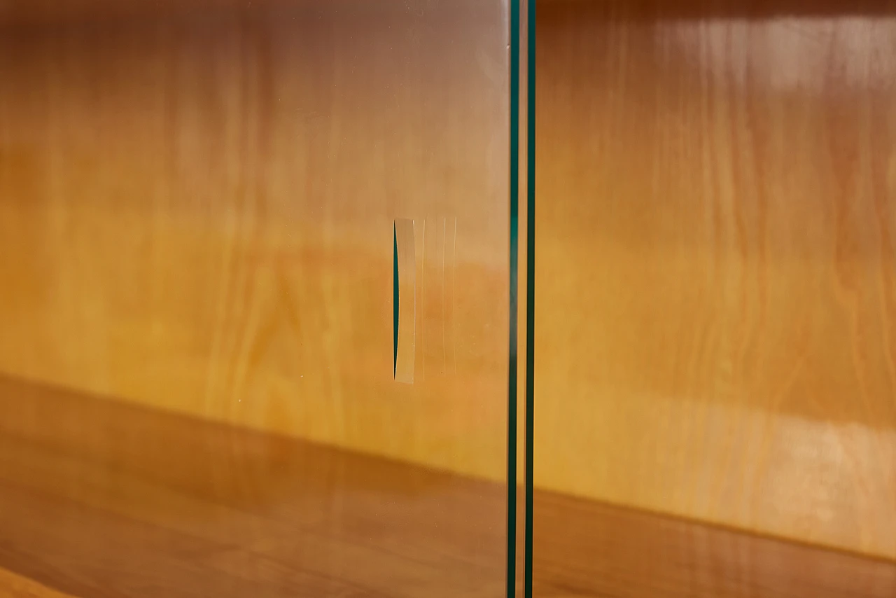 Wood veneered bookcase by Jindrich Halabala, 1954 10