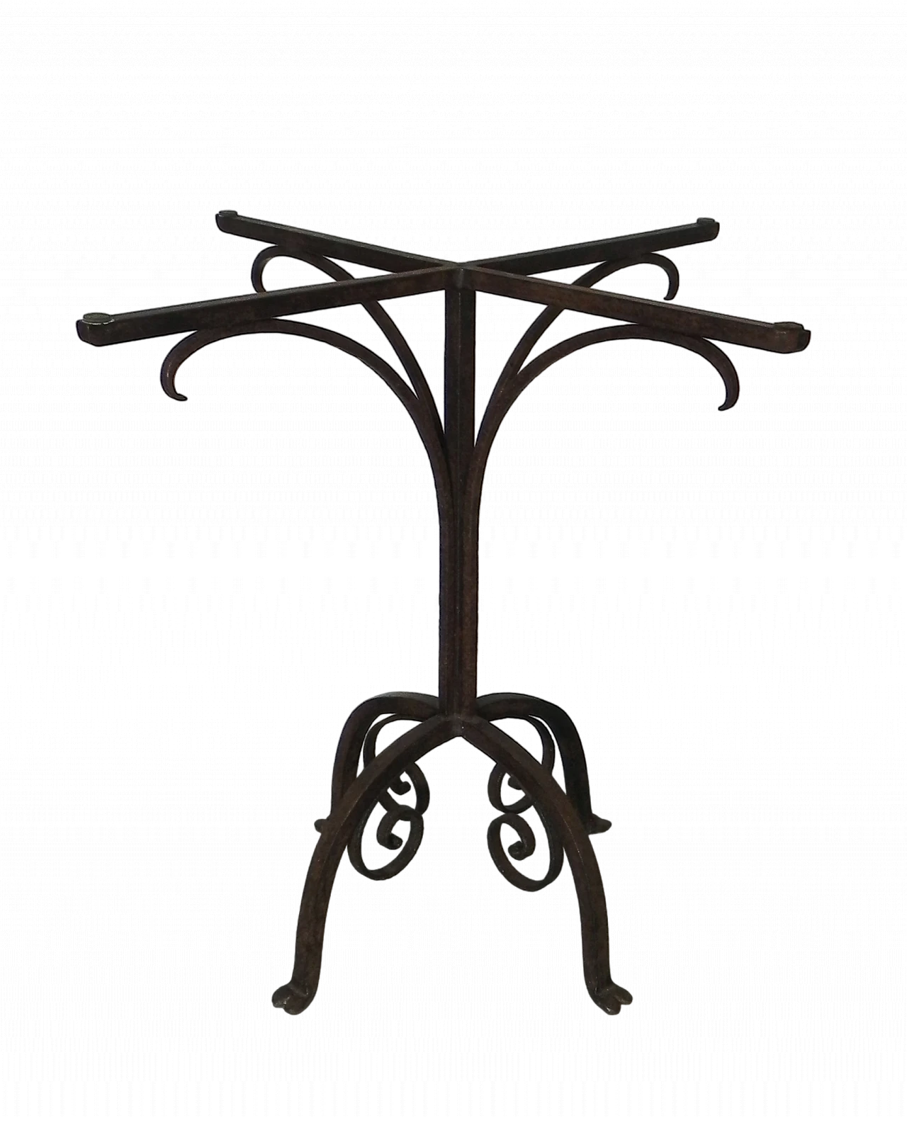 Wrought iron side table base, 1950s 11