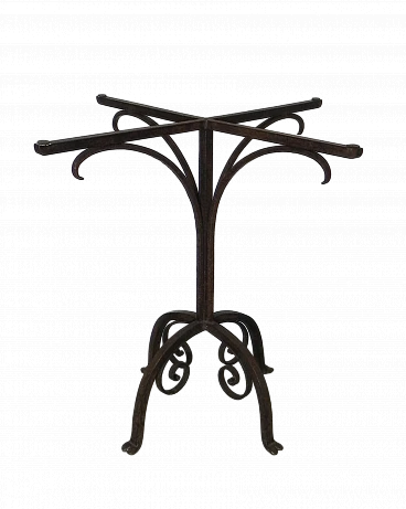 Wrought iron side table base, 1950s