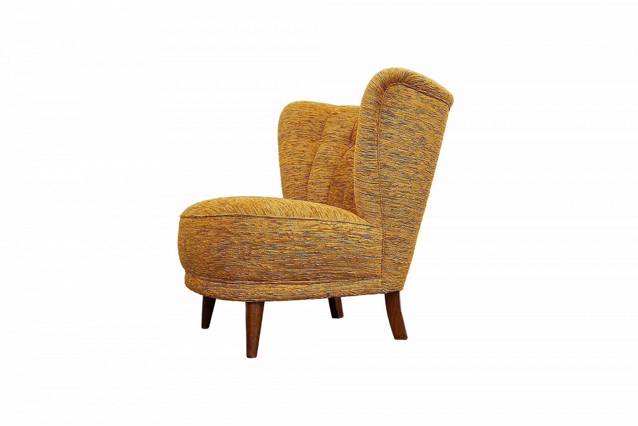 Club armchair by Carl-Johan Boman for Oy Boman AB, 1940s 18