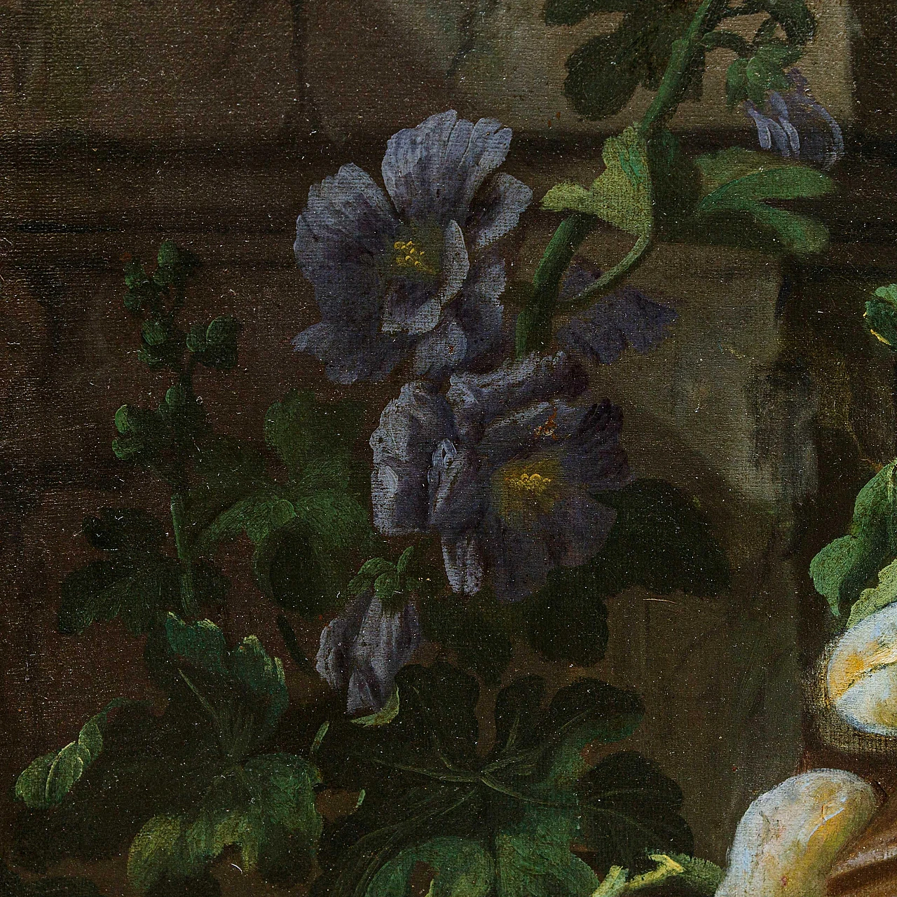 M. Pfeiler, Still life of flowers, oil on canvas, 17th century 8