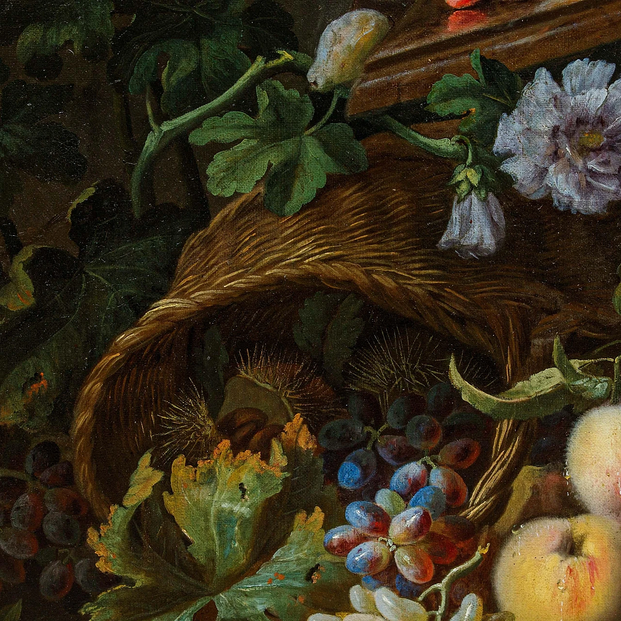 M. Pfeiler, Still life of flowers, oil on canvas, 17th century 10