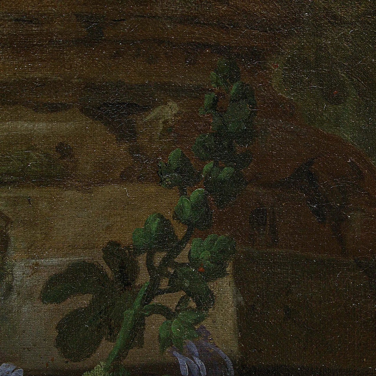 M. Pfeiler, Still life of flowers, oil on canvas, 17th century 12