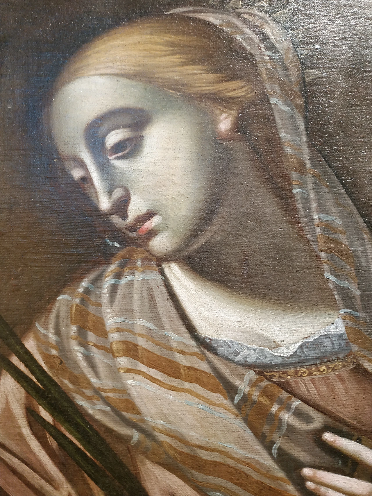 St. Catherine of Alexandria, oil on canvas, 17th century 4