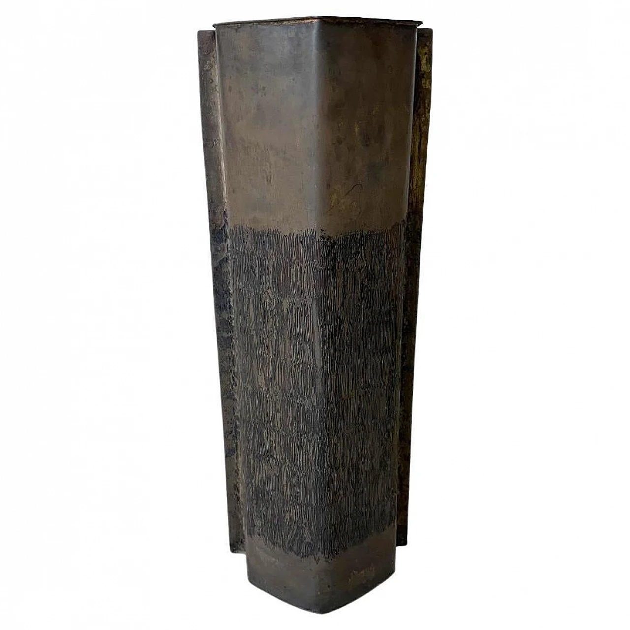 Metal umbrella stand by Lorenzo Burchiellaro, 1970s 1