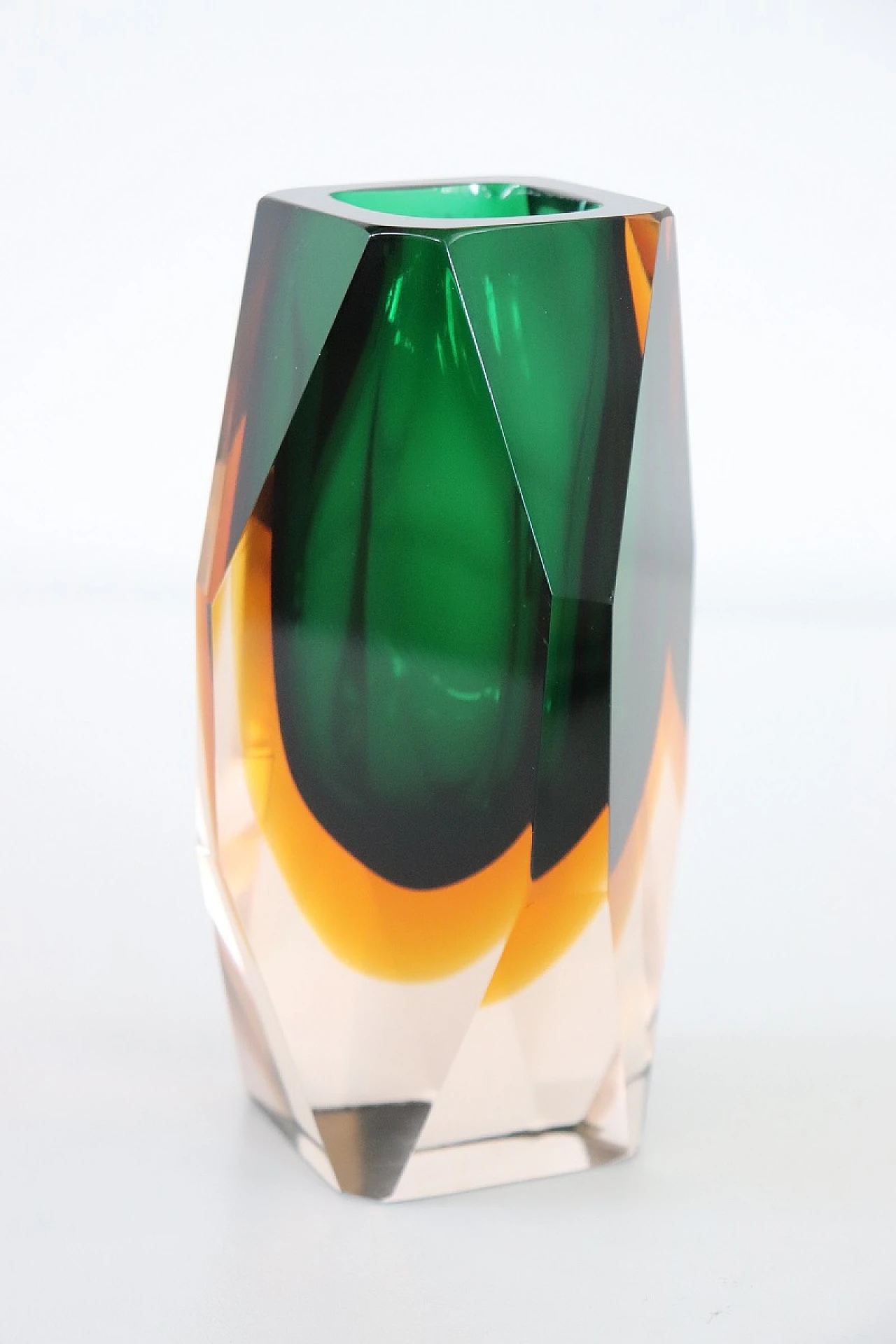 Murano glass vase by Flavio Poli for Mandruzzato, 1960s 5