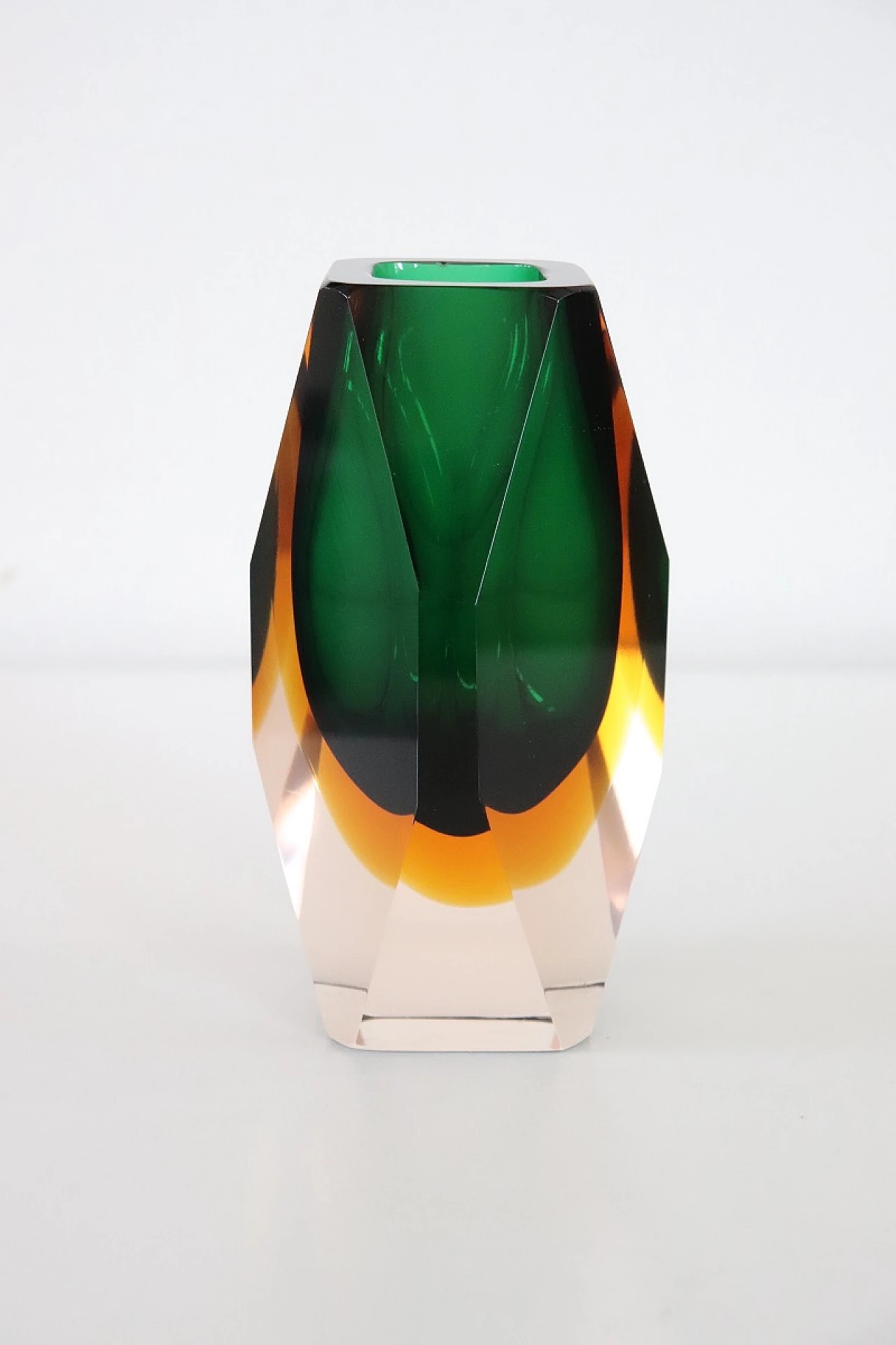 Murano glass vase by Flavio Poli for Mandruzzato, 1960s 8