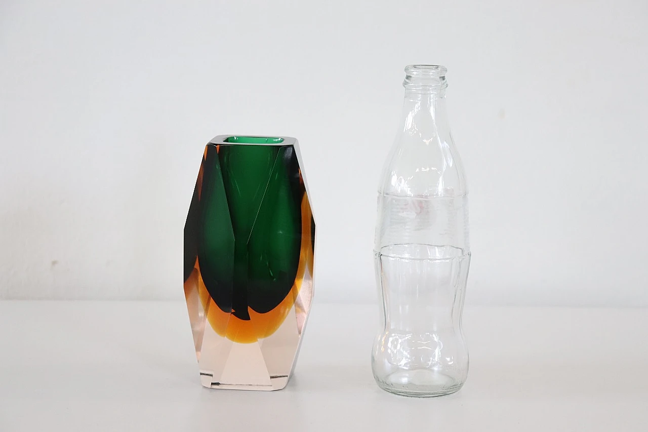 Murano glass vase by Flavio Poli for Mandruzzato, 1960s 10